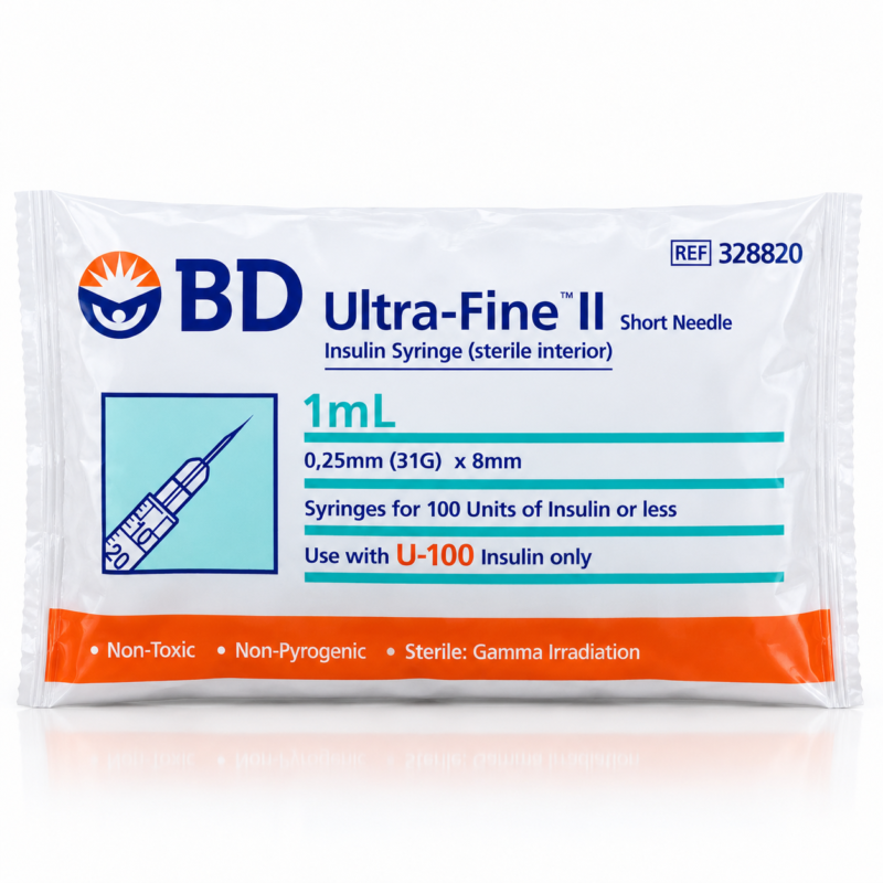 Ultra fine 31g 1ml syringes 10 pack