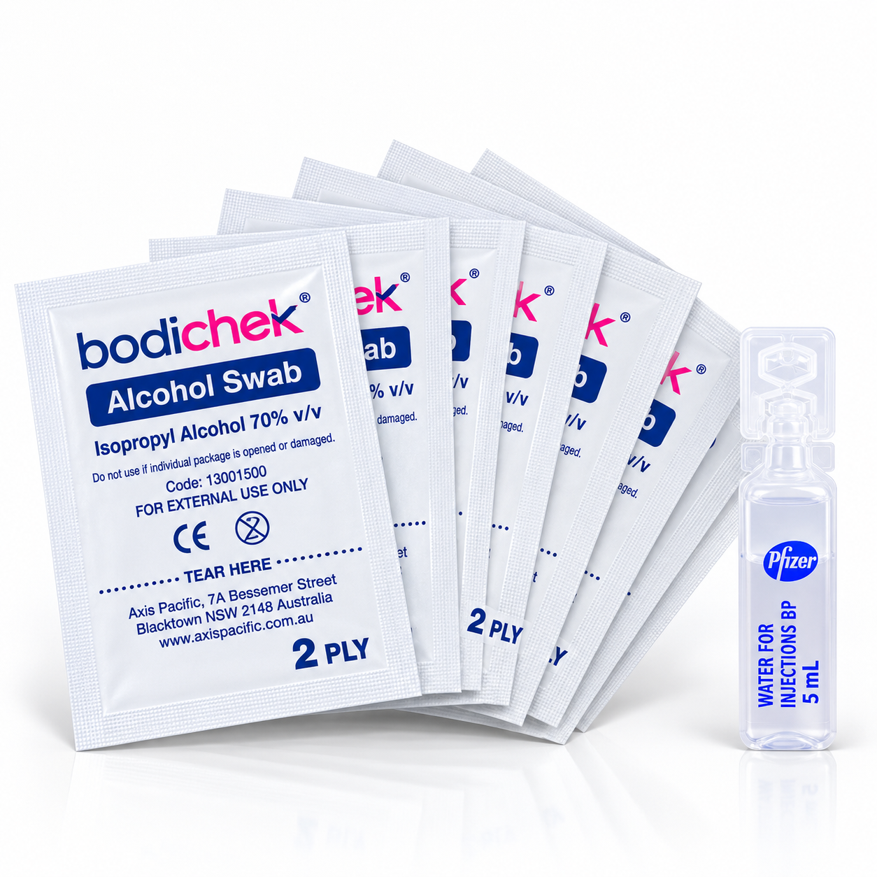 Alcohol Swabs and Water for injection Alcohol Swabs and Water for injection